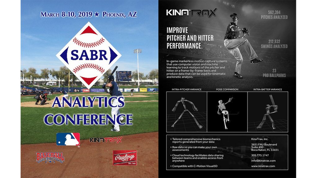 2019 SABR Analytics Conference KinaTrax Improve Pitcher and Hitter